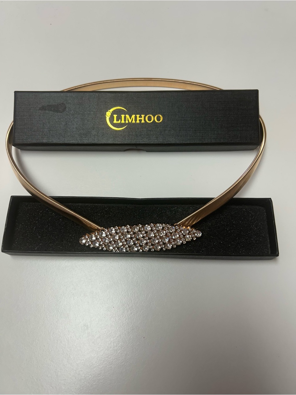 Black and Gold Women's Belt Gift Box